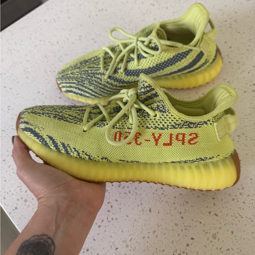Neon Yellow Athletic Sneakers - YEEZY BOOST SPLY- 350 SIZE 7.5 Men’s fits 8.5-9w
